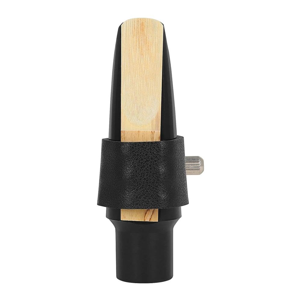 Tenorsaxophon Mundstück Kopf Clip Set Saxophon Mundstück Set Instrument Zubehör Clip Reed 2 Zahnpolster