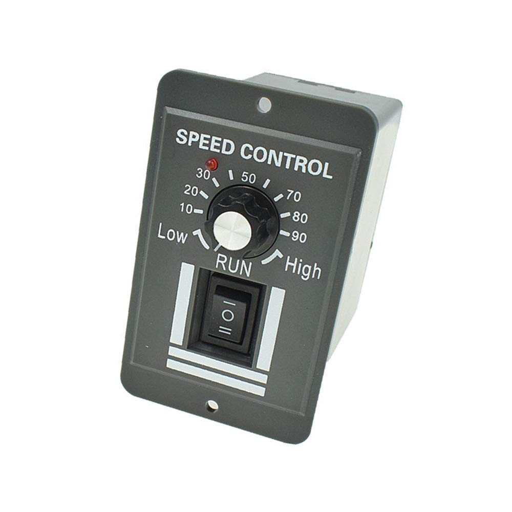WSDMAVIS 1 Pcs DC 9-60V 10A PWM Motor Speed Controller DC Brushed Motor Speed Controller Regulator with Control Switch