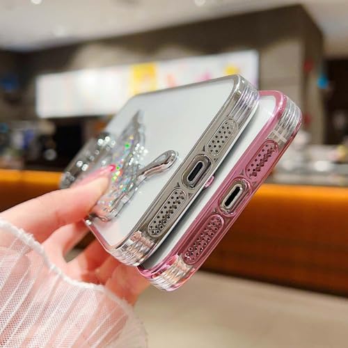 Housse de protection en TPU de placage de luxe ENILSA rose iPhone 13 Pro