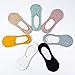 5 Pairs Lady Casual Breathable Ankle Boat Socks Girls Fashion Invisible Non-slip Cotton Women Socks Set Low Cut(Style 11)