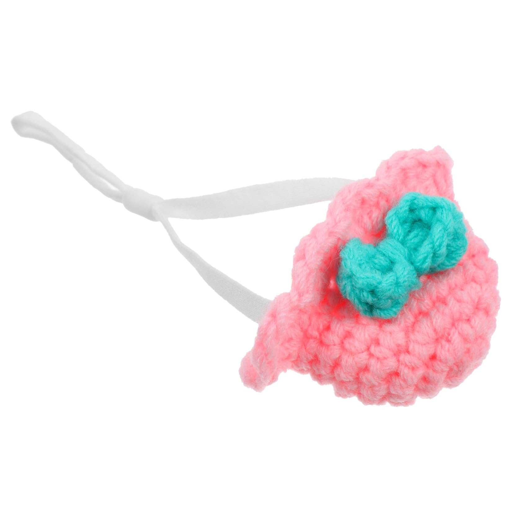 WOONEKY decor Mini Knitted Hat Photo Prop Hat Pet Hat Chinchilla Knitted Hat Tiny Hat Chinchilla Supply Guinea Hat Small Pet Supply Hamster Supply Acrylic the flowers vacation clothing