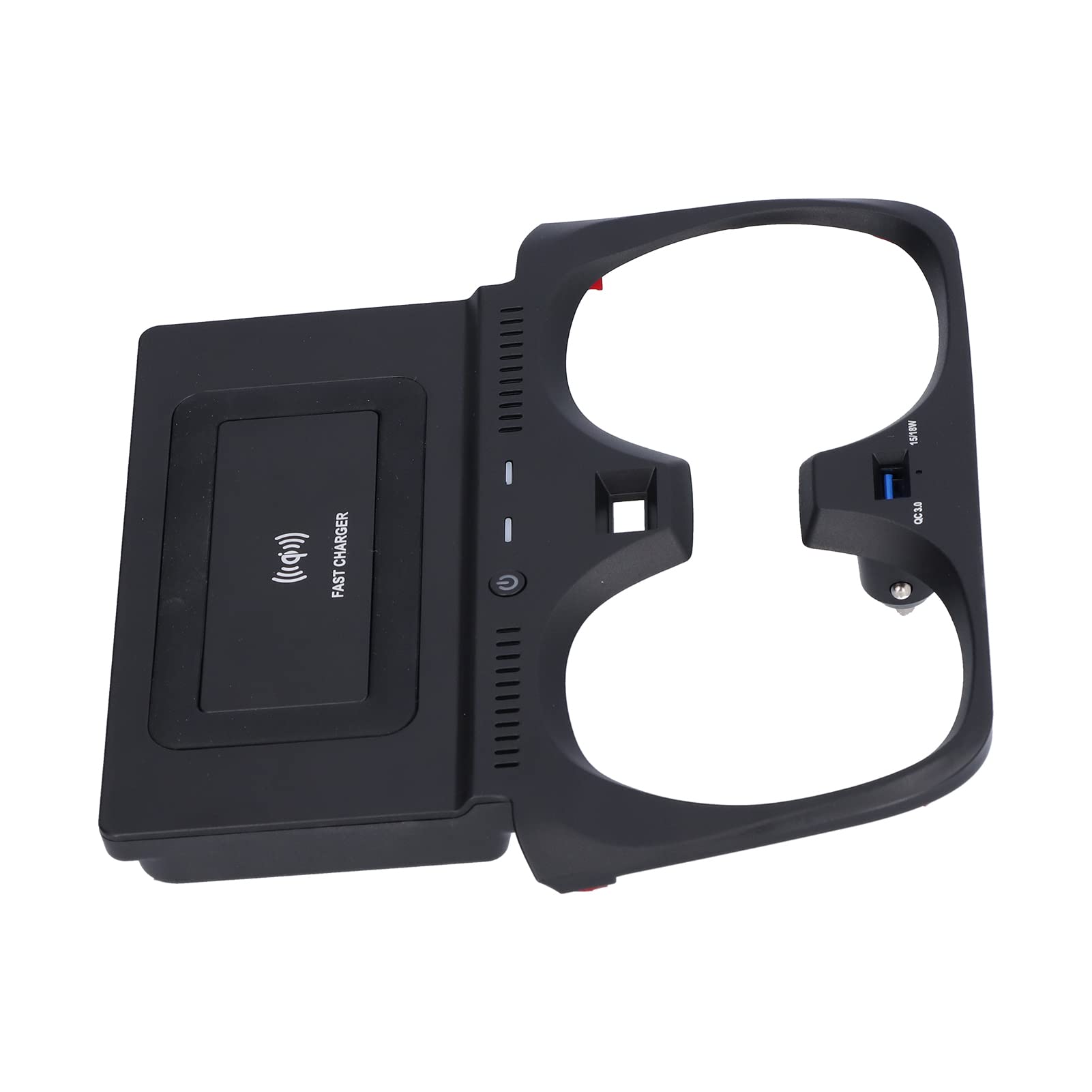 Cargador Inalámbrico, Soporte para Teléfono de Carga Rápida Qi de 15W con Puerto USB QC3.0 Compatible con Serie 3 G20 G28 2019-2020