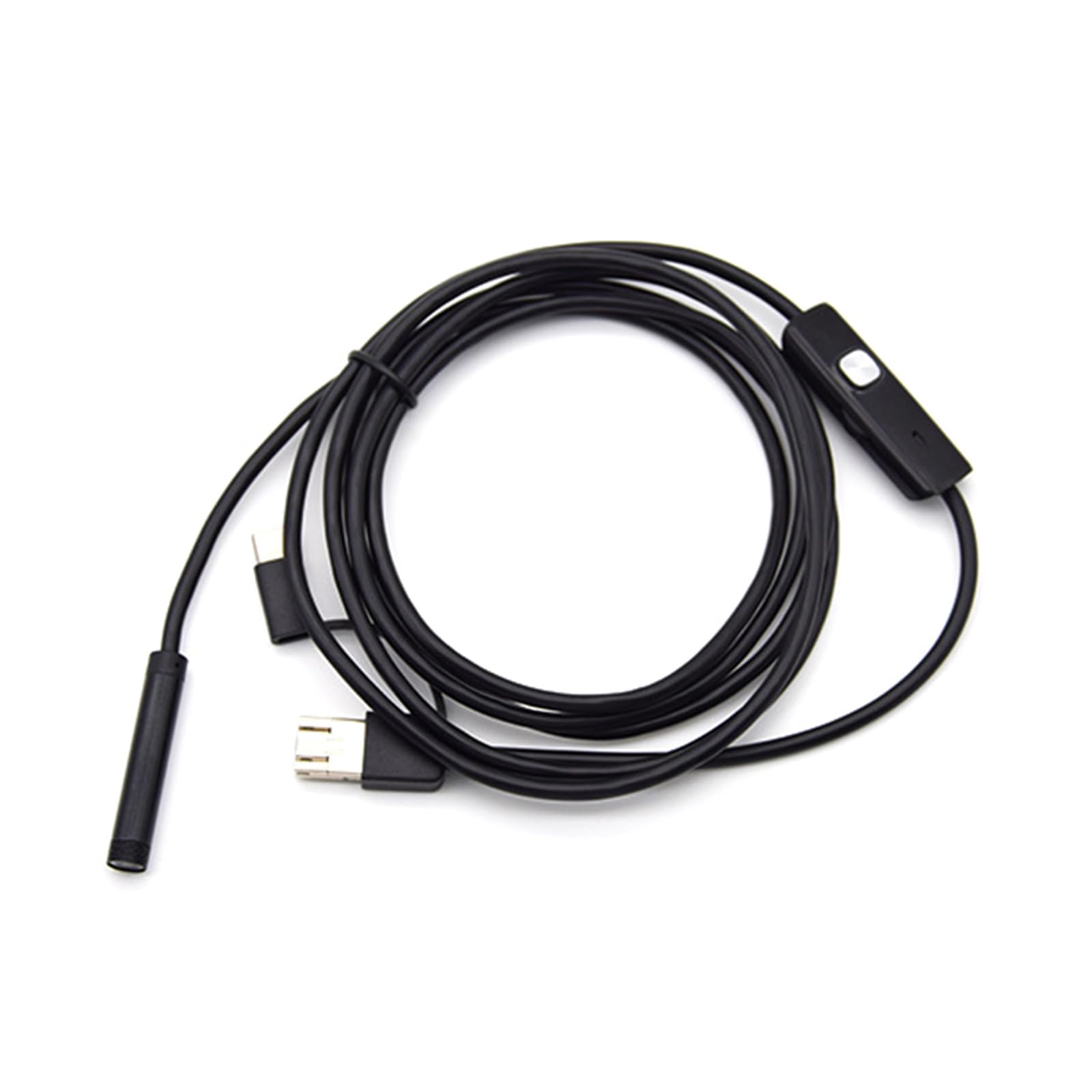 Industrial Endoscope Inspection Cameras Borescope Sewer Camera IP67 Snake Cameras with 6 LED Light