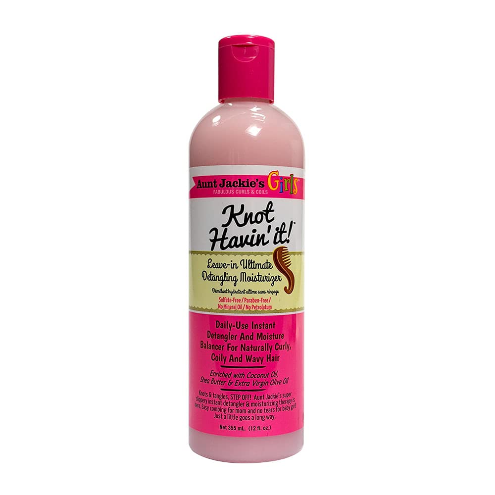 Aunt Jackie's Girls Knot Havin' It, Leave-in Ultimate Hair Detangler, For Daily Use for Naturally Curly Hair, 12 Ounce Bottle-picture-17