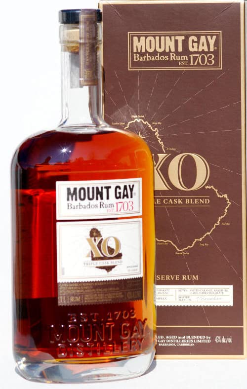 Mount Gay XO Rum 43% 1,0 Liter Flasche