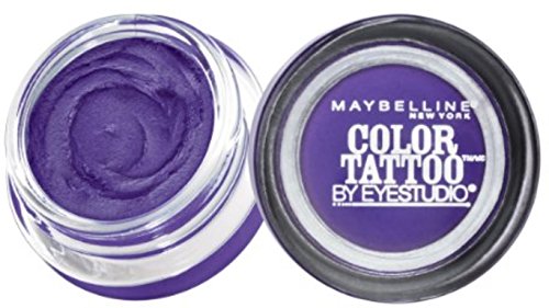 Maybelline EyeStudio Color Tattoo 24Hr Eyeshadow, Painted Purple [20], 0.14 oz (Pack of 4)