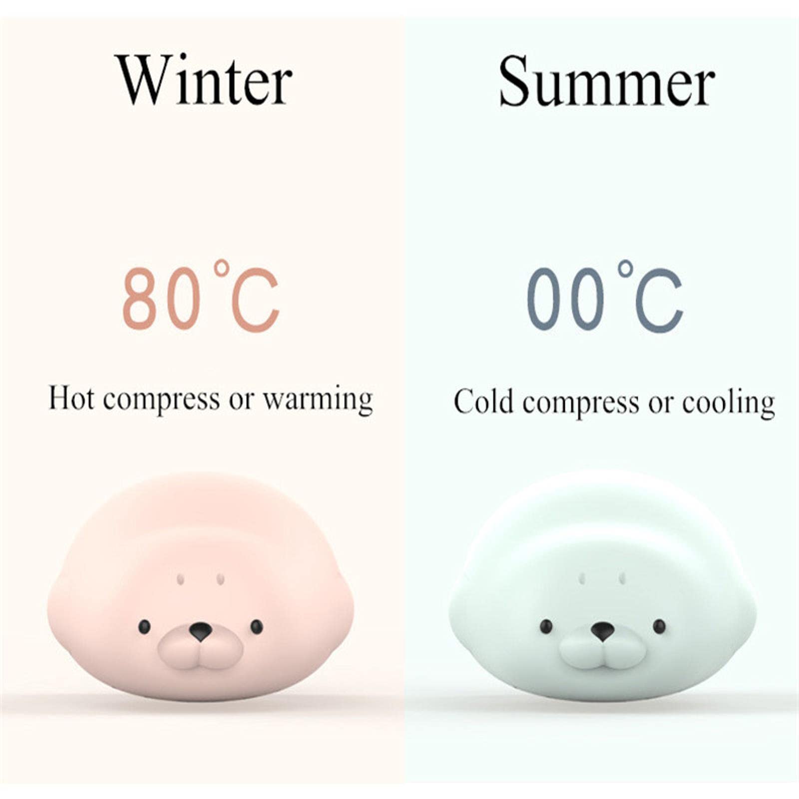 torba na gorącą wodę, Ciepło, szczelna termofor, termofor, termofory, termofory 450 ml przenośna kreskówka ocieplenie dłoni silikonowy mini termofor dla dziewczynek kieszonkowy termofor do rąk i stóp
