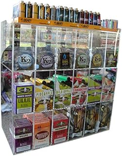 Cigar, Blunt Wraps or Candy Display Case Point of Sale Counter Rack Retail Cabinet Organizer (4090)