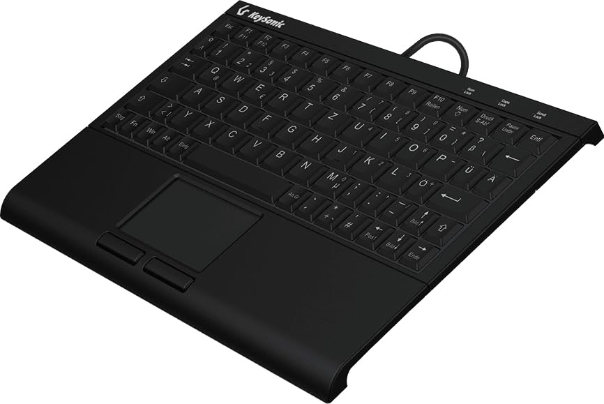 KeySonic KSK-3211ELU (DE) (60963) filaire • USB • Commutateur clé à membrane • QWERTZ • LED • Noir