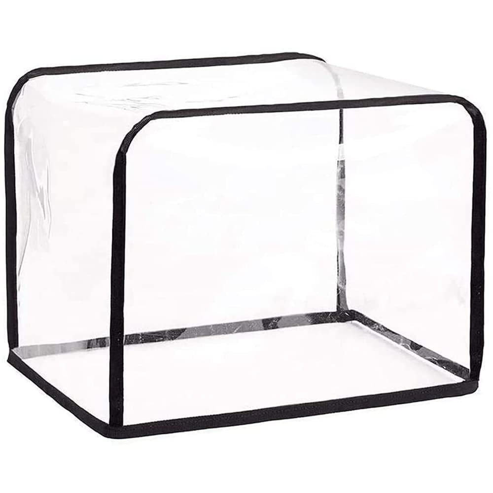 CTRLZS Toaster Oven Dust Cover Kitchen Appliance Cover Transparent Breakfast Machine Toaster Cover Foldable Dust Cover
