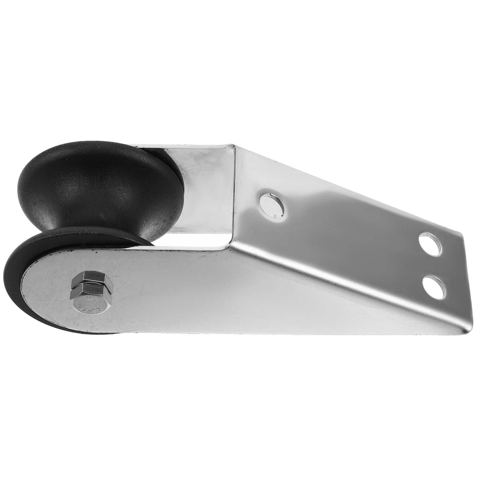MAGICLULU Rouleau D’Ancre D’étrave en Acier Inoxydable, Support de Levage Rouleau en Caoutchouc, Accessoire Fixe pour Ancre de Bateau, Solide et Compact, Usage Plaisance et Pêche