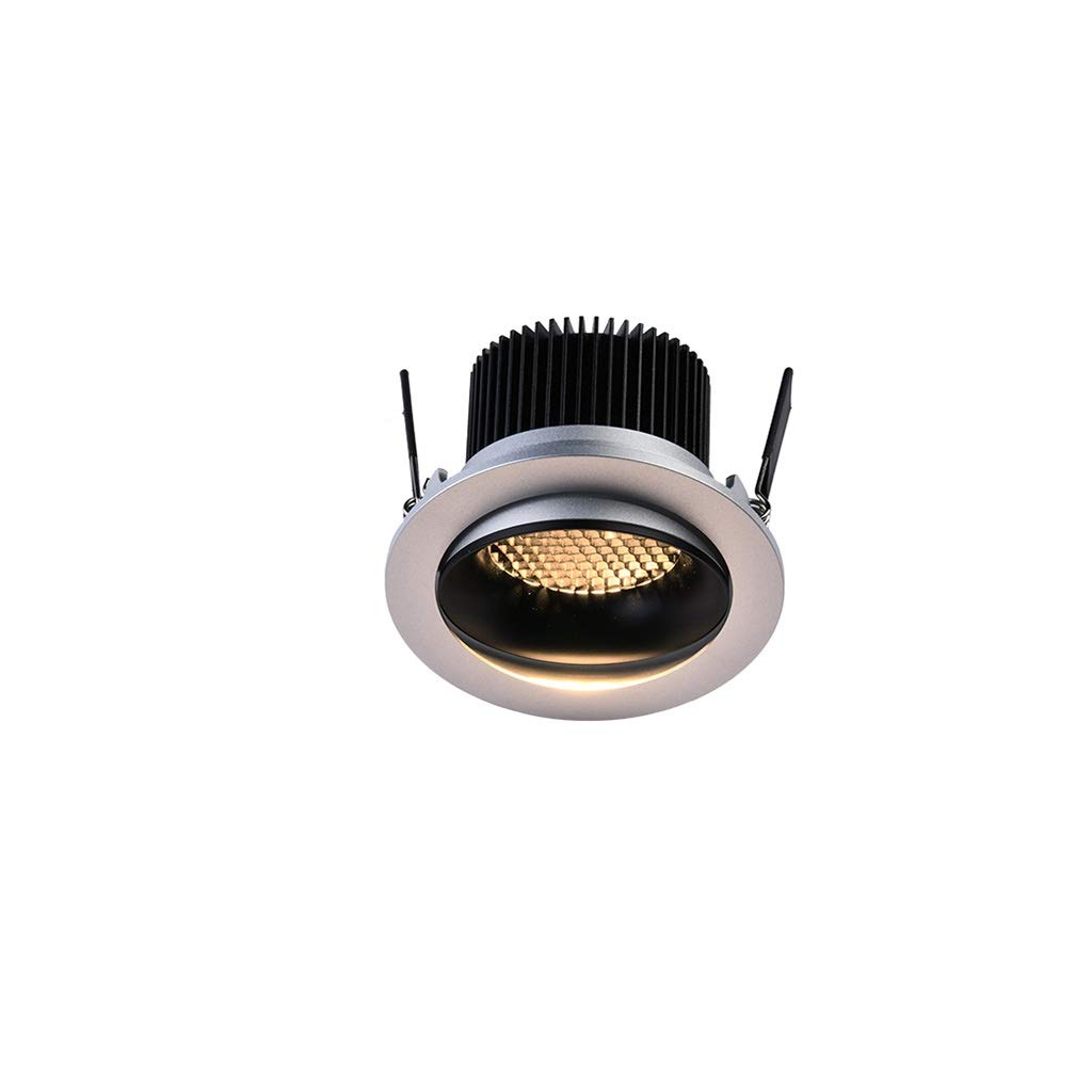 HynJGih Led/Downlight/Embedded/Black/Ceiling Light/Home/Ceiling Hole Light/Anti-Glare/Spotlight(Black Adjustment Angle,3K)