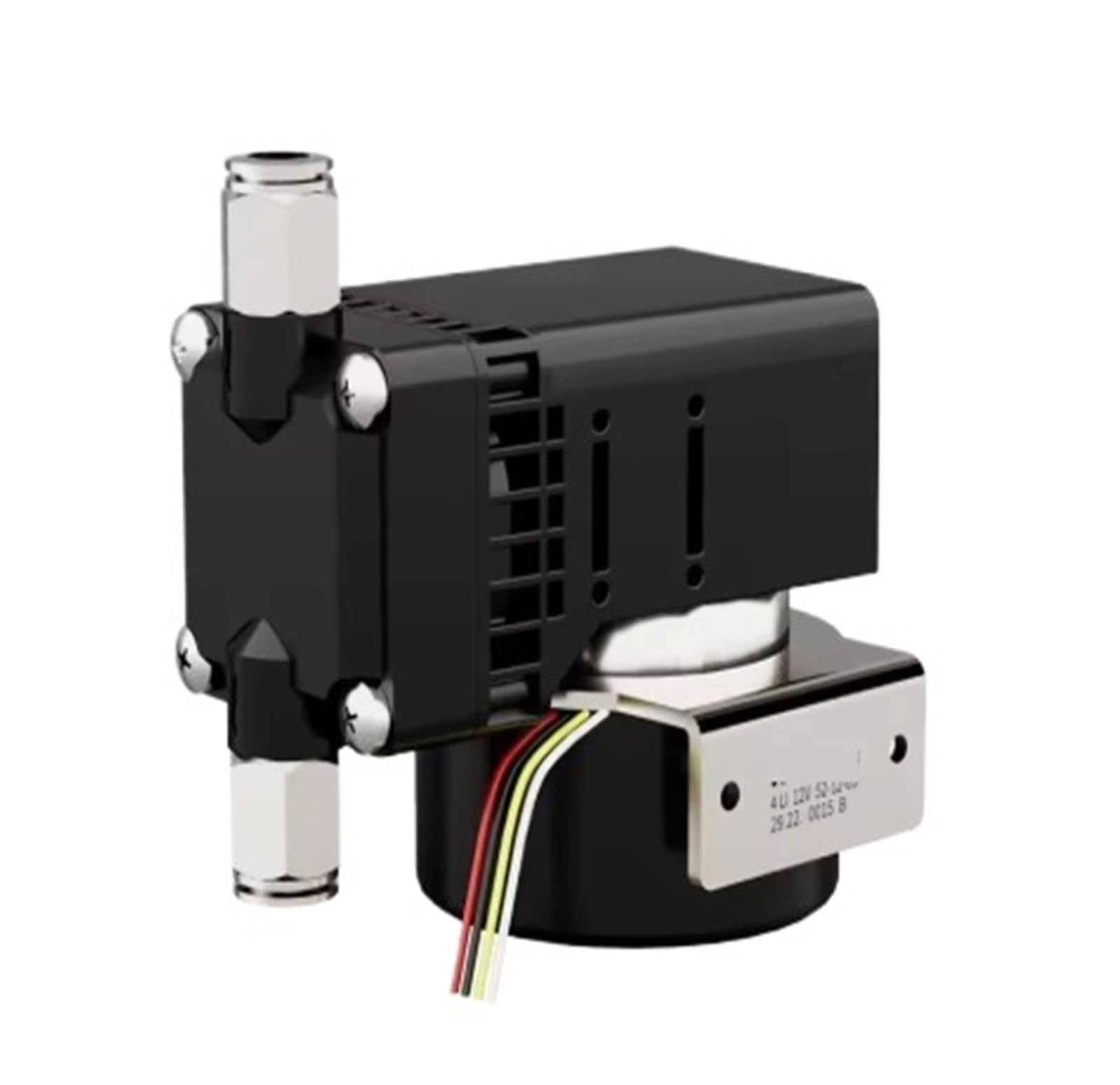 KLVP6-E-B12 Micro Diaphragm Vacuum Pump, 8L/min, 12V BLDC Motor, Threaded Air Negative Pressure 0.08Mpa Suction