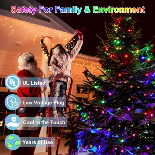 Image of Gesto Multicolor Led Serial String Lights - 8 Modes Changing Controller, Waterproof Fairy Lights for Home, Christmas, Deepawali & Diwali Decoration Lights for Balcony Outdoor - (25 Meter | Pack of 5)