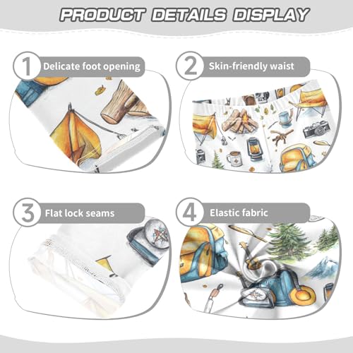 Girls Leggings Camping Hiking Tourism Set Toddler Girls Clothes Leggings for Girls Toddler Girls Leggings 3-4T3
