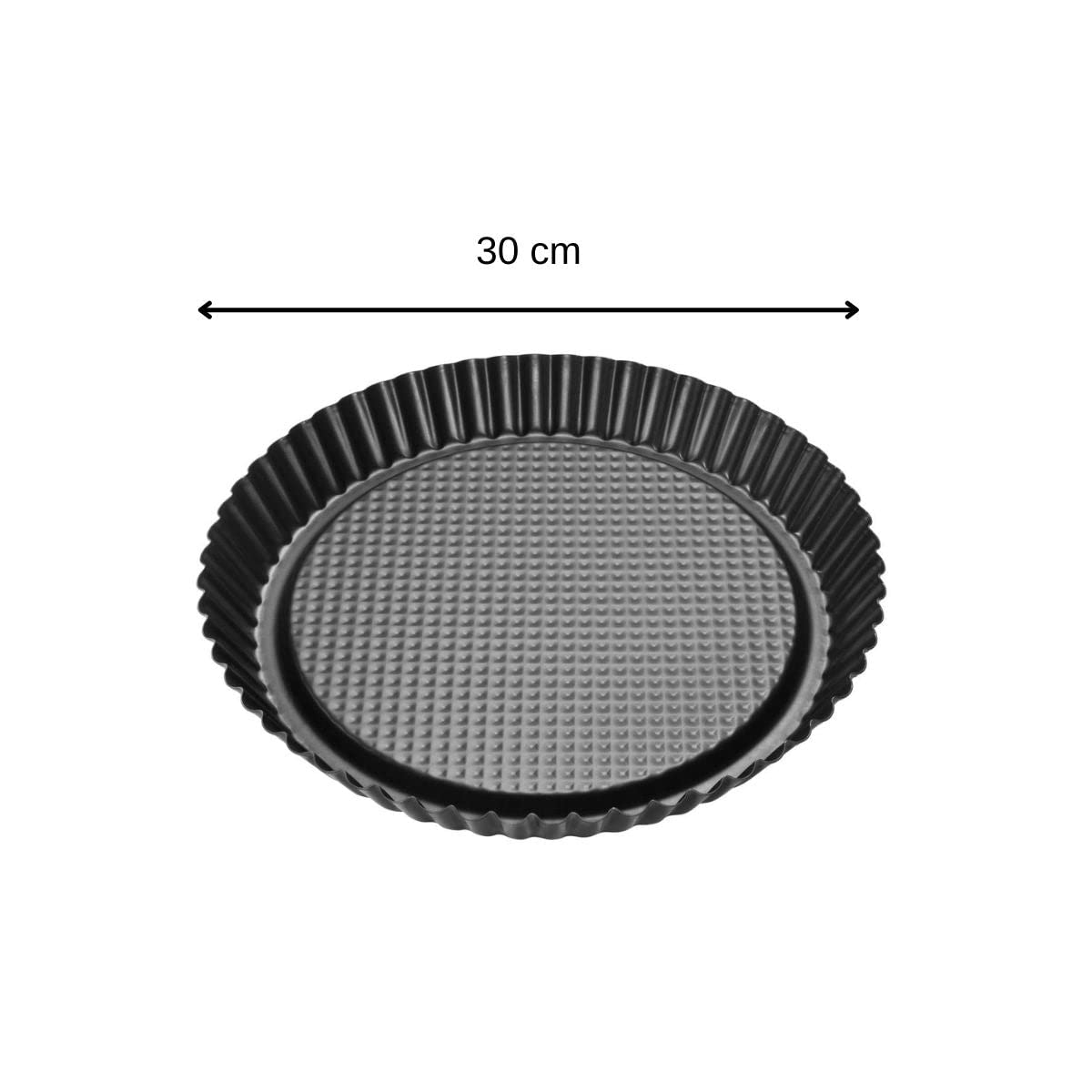 Amazon.co.jp: Zenker 6522 パイ型 ブラック 金属製 11.81インチ