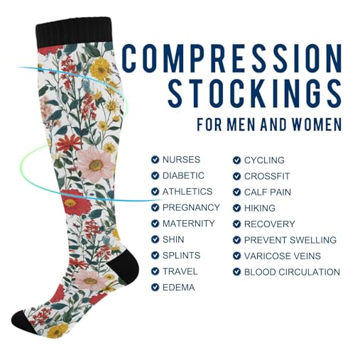 Image of Plaaee Gorilla on White Compression Socks for Women & Men Circulation Supports for Running,