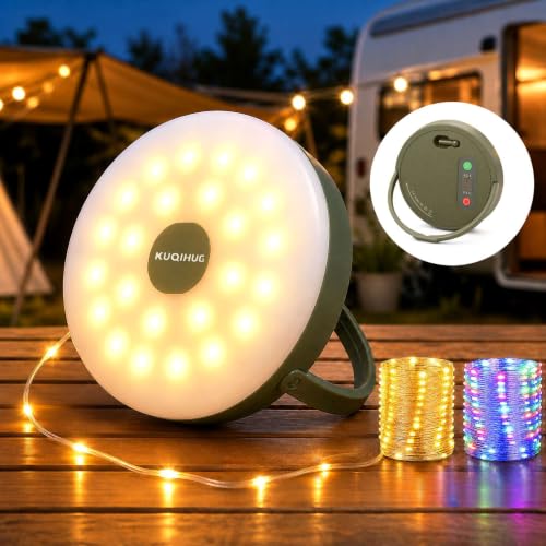 KUQIHUG 32.8FT Retractable String Lights