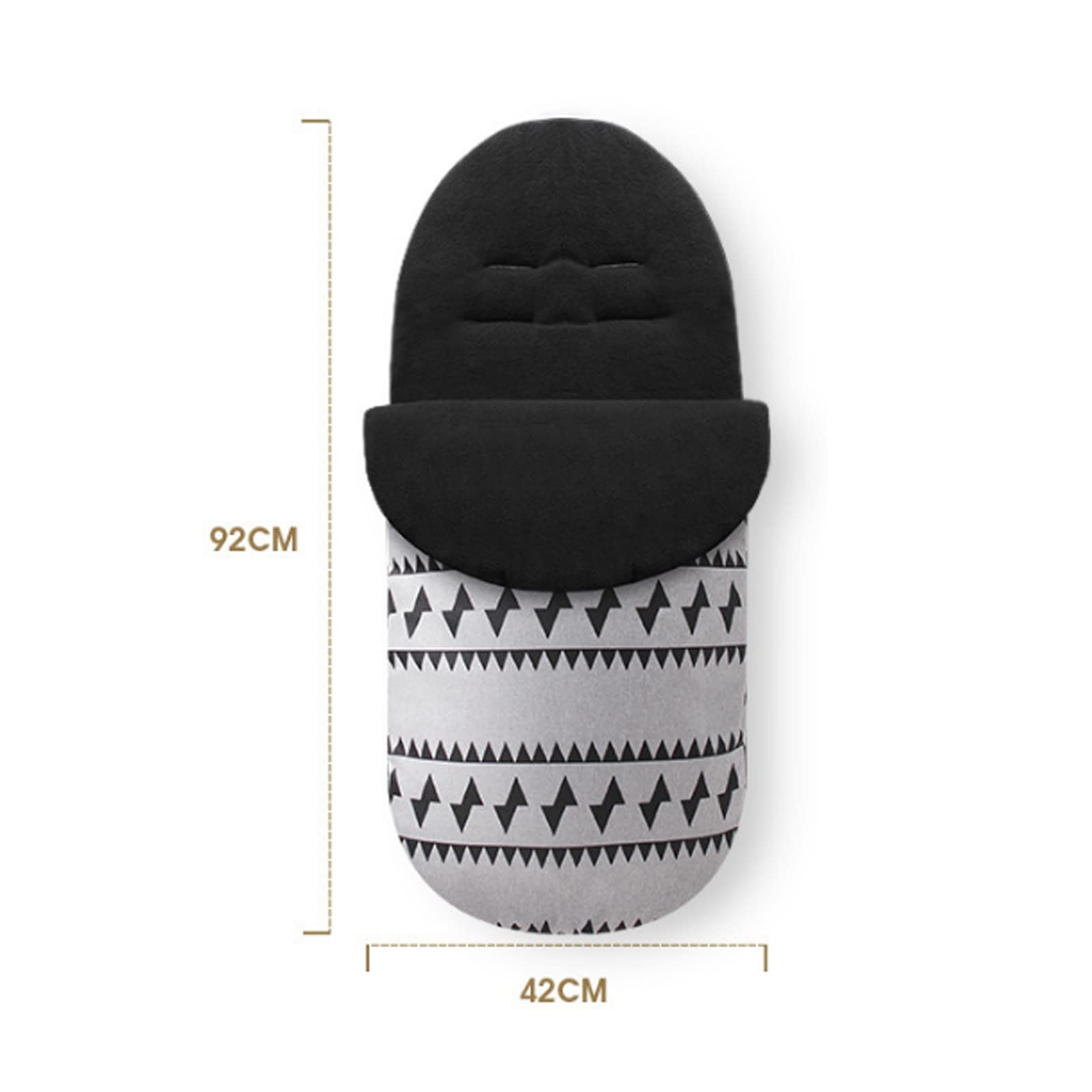 Coprigambe, Sacco Passeggino Universale, Inverno Caldo Impermeabile e Antivento, Cozy Toes Staccabile Foderato in Velluto Ispessito, per Passeggini Carrozzine Buggy