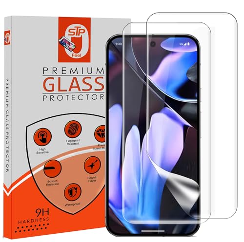 Image of STP FEEL 2 Pack Unbreakable Membrane Screen Protector Guard For Google Pixel 9 Pro XL 5G, 6.8 Inch | Hydrogel Membrane Ultra Smooth Touch with Finger Print Support - HD /3 Months Warranty