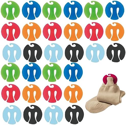 20 Clip Per Calzini Lavatrice - Antivento, Plastica, Organizza Bucato