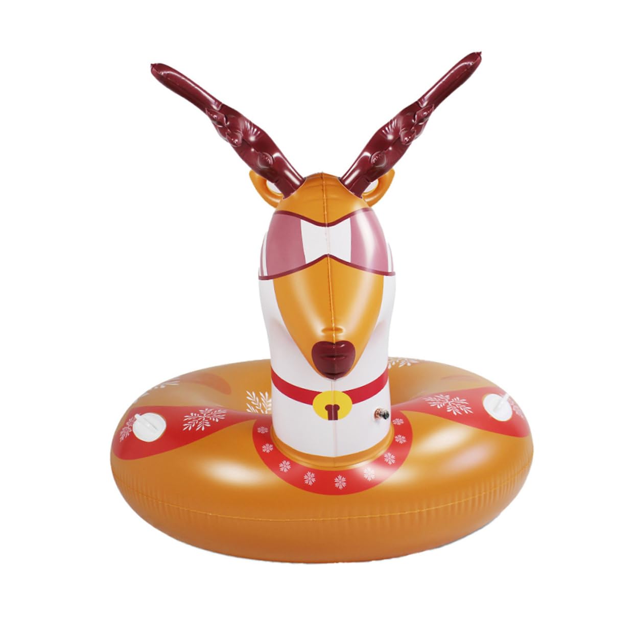 BRIGHTFUFU Inflatable Tubing for Sledding Boys and Girls Sled Ring Lightweight and Portable PVC Tube