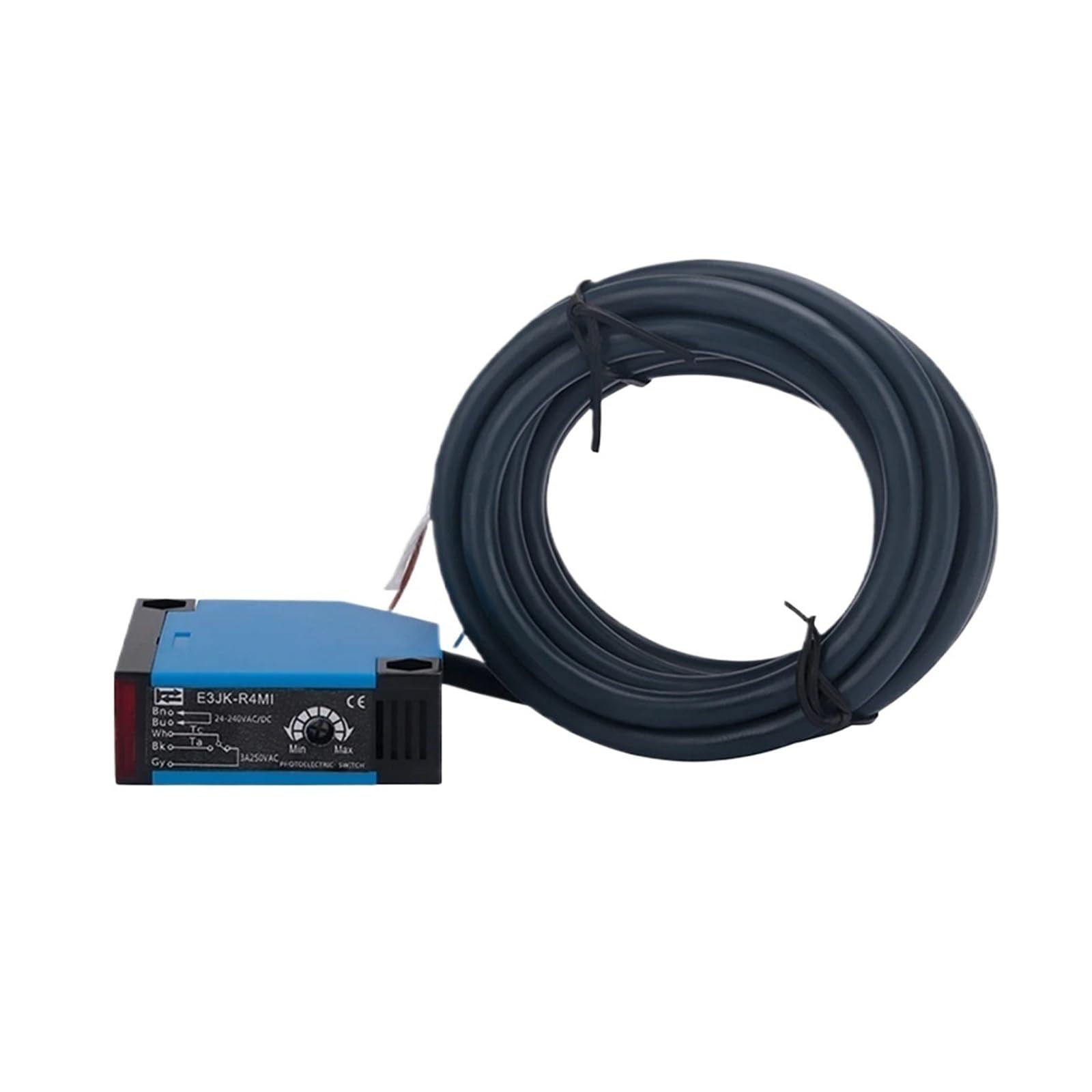 E3JK-R4M1/E3JK-R4M2 Box Shape Feedback Reflection Type Photoelectric Sensor Switch DC/AC Relay Output with 4M Detection Distance(DC 12-24V)