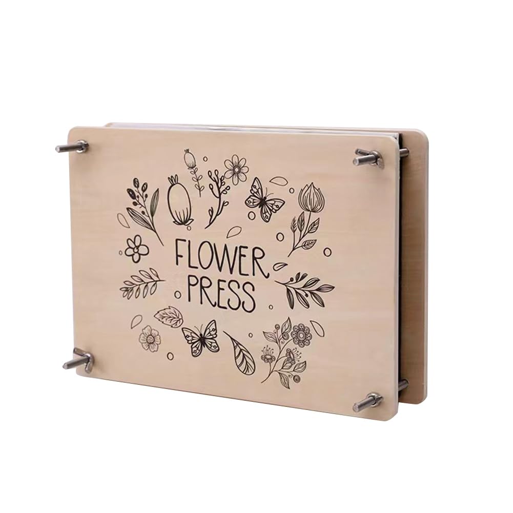 Kit di pressatura di fiori fai da te Kit professionale di pressatura di fiori 30 x 21 cm per adulti per realizzare fiori secchi e arti di pressatura di fiori