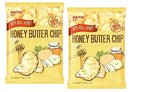 3 Pcs Honey Butter Chip New Korea Potato Snack (60g X 3) Two Pack