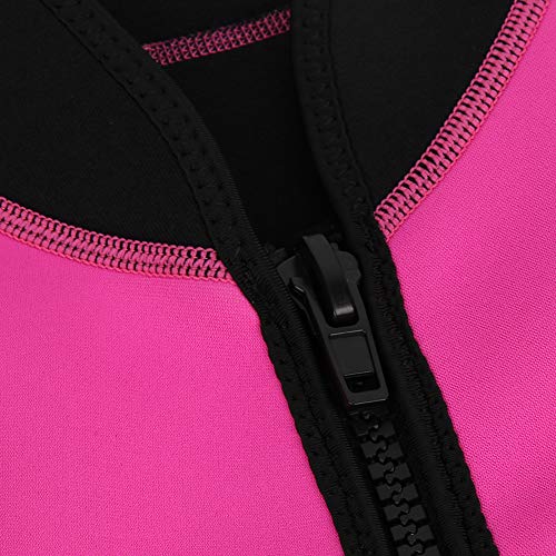 Camiseta mujer manga larga para wetsuit con protección solar, material neopreno y nylon, ajuste elástico cómodo para surfing, snorkel y natación miniatura 6