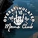 ETTAMONSY Overstimulated Mom Club Car Decal Funny Hand, Skeleton, Butterfly, Neurodivergent, Mental Health Humor Vinyl Waterproof 6 Inches Bumper Sticker Gift for Mom Dad