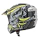 Motocross Helm Kinder, Fullface MTB Motorradhelm Kinder, Downhill Motorradhelm, Moto Cross Helm Herren, Integralhelm Crosshelm Helm Motorrad MTB ATV Enduro Quad Helm(S(52-53CM))