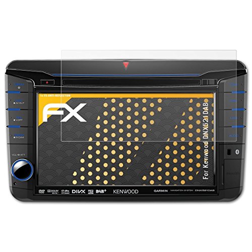 Preisvergleich Produktbild atFolix Panzerfolie kompatibel mit Kenwood DNX521DAB Schutzfolie, entspiegelnde und stoßdämpfende FX Folie