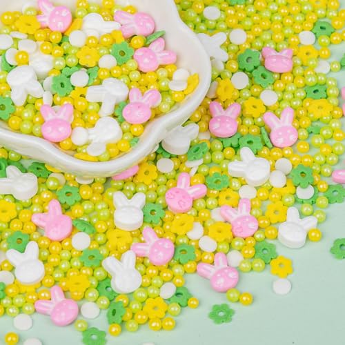 Twisweet Easter Sprinkles, Bunny Rabbit Sprinkles for Cake Decorating, Edible Pastel...
