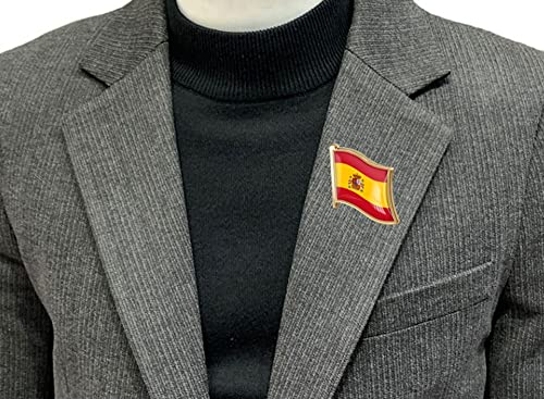 Image of vmcoatdu Country Flag Pin Badge International Travel Brooch Metal Alloy Souvenir Pin for Hat Clothes Backpack