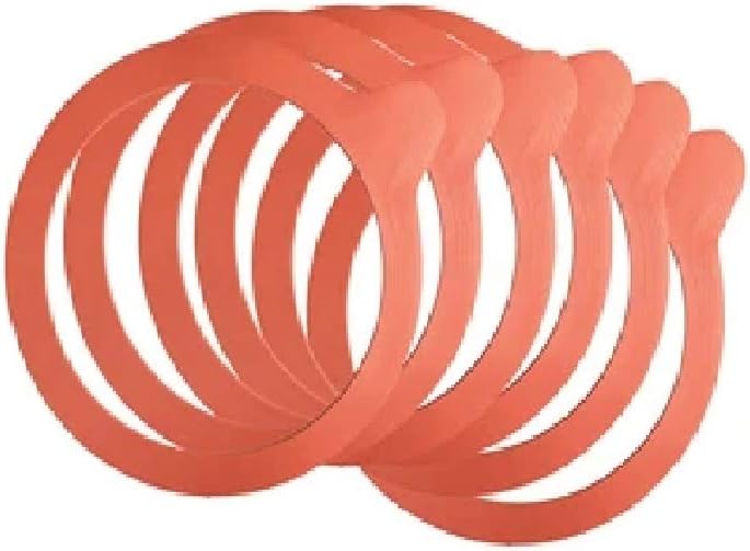 100mm Rubber Seals / Rings (Set of 10). Fits WECK Models 739 740 741 742 743 744 745 748.