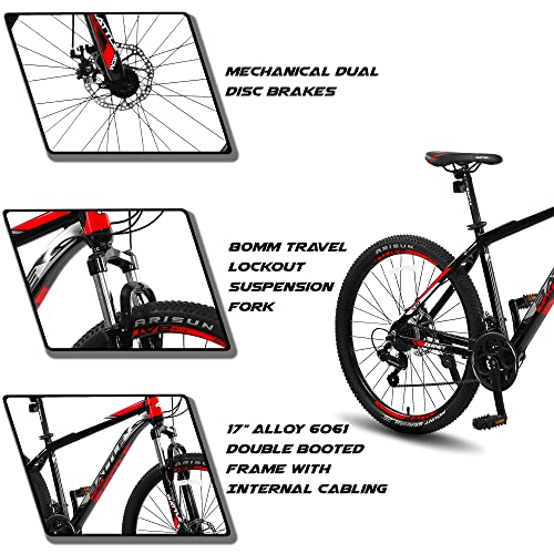 Vaux Battle 518 26T Gear Cycle for Men, 17" Alloy Frame, 21 Speed - Image 5