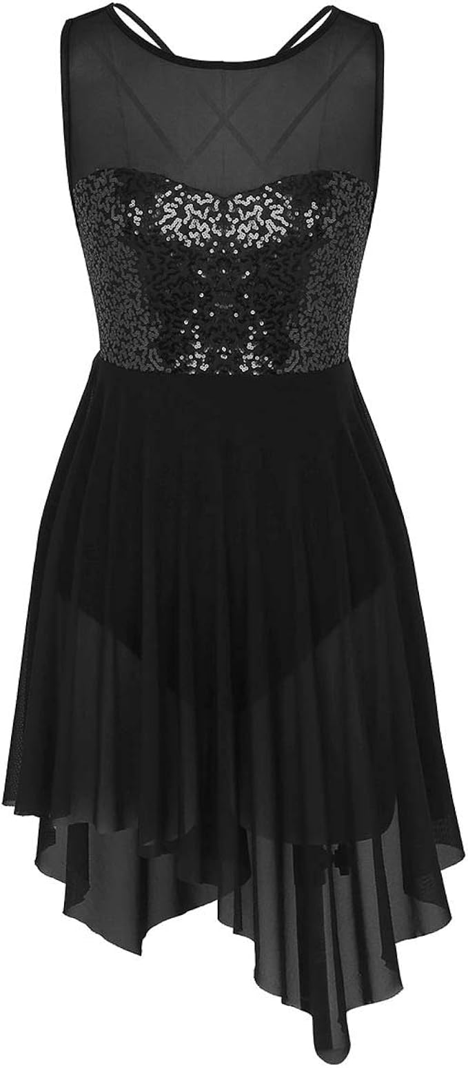 Yeahdor Lyrical Modern Contemporary Dance Costumes Dresses