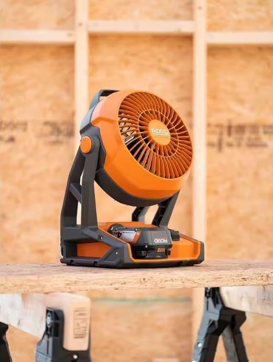 RIDGID 18V 18 Volt Cordless Hybrid Jobsite Fan (Tool Only)