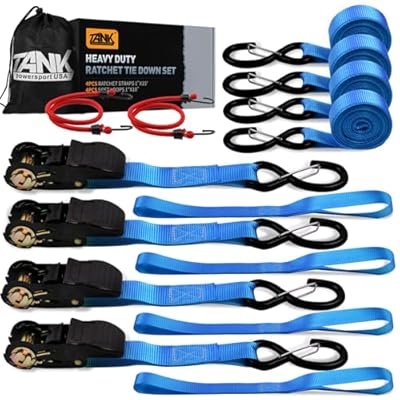 Heavy Duty Ratchet Straps Set