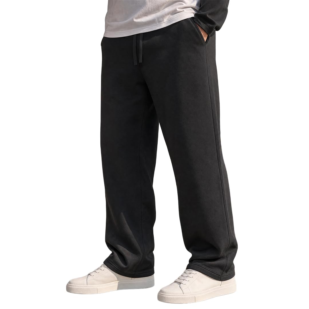 nobero Men's Mid Rise Regular Sweatpants-picture-16