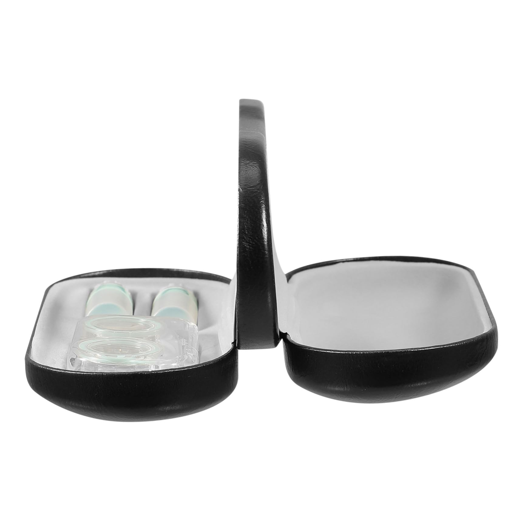 Estuche Doble para Gafas y Lentes de Contacto Funda Rígida Portátil con Accesorios Organizador de Viaje Resistente y para Gafas de Estándar
