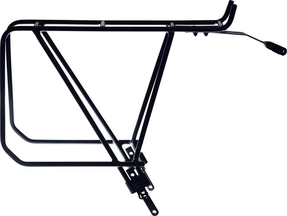 RITEWAY 020150 Bicycle Carrier Offset Rear Carrier for Panniers Bags, Fits 24