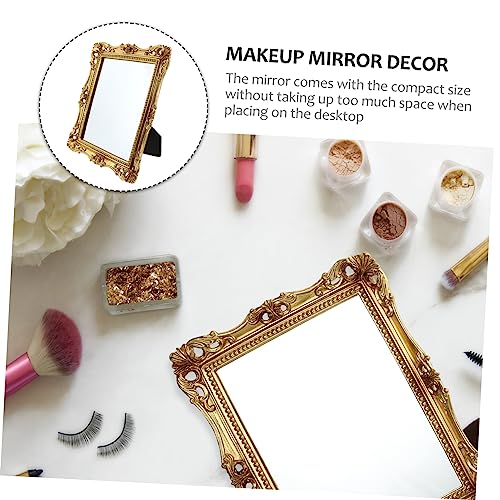 Espejo de Maquillaje Retro Cuadrado Decorativo FOMIYES miniatura 5