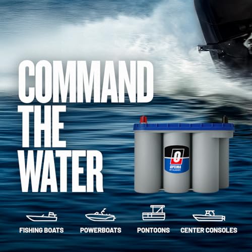 Image of OPTIMA Batteries D34M BLUETOP Dual Purpose Boat and RV Sealed AGM Battery