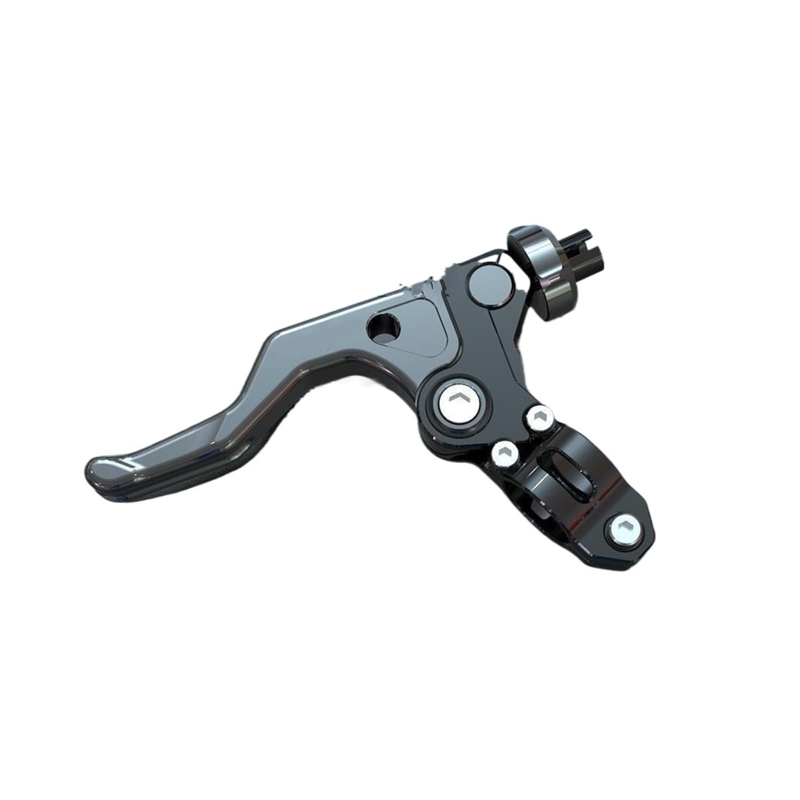 ZhanNuoBHd Brake Clutch Lever for NSR250 for MC18 for MC21 for MC22 for MC19 for CBR250 for CBR400 for NC23 for NC29 for CBR250 CNC Short Stunt Clutch Lever Perch Handlebar(Gray)