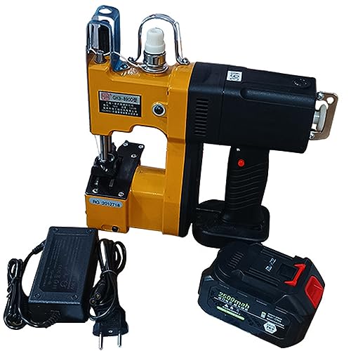 Máquina de Coser Portátil, Máquina de Cierre de Bolsa Eléctrica, Punzante de Costura Portátil Inalámbrico con Batería de Capacidad, para Saco de Bolsa de Piel de Serpiente Tejido, JYLSSKUK Máquina de Coser Portátil, Máquina de Cierre de Bolsa Eléctrica, Punzante de Costura Portátil Inalámbrico con Batería de Capacidad, para Saco de Bolsa de Piel de Serpiente Tejido, JYLSSKUK