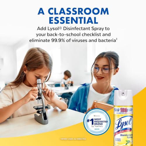 Lysol Disinfectant Spray, Sanitizer, Morning Breeze & Lemon, 19 oz, 4 Pack - image 9