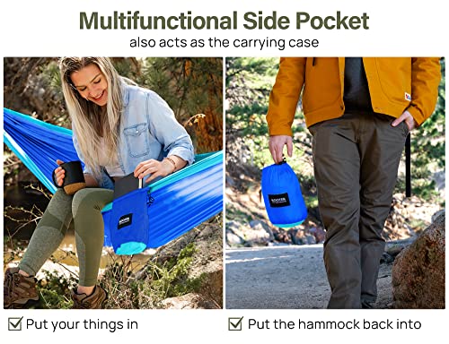 Kootek Camping Hammock Single Portable Hammocks Camping Accessories For Outdoor, Indoor, Backpacking, Travel, Beach, Backyard, Patio, Hiking #TOP3