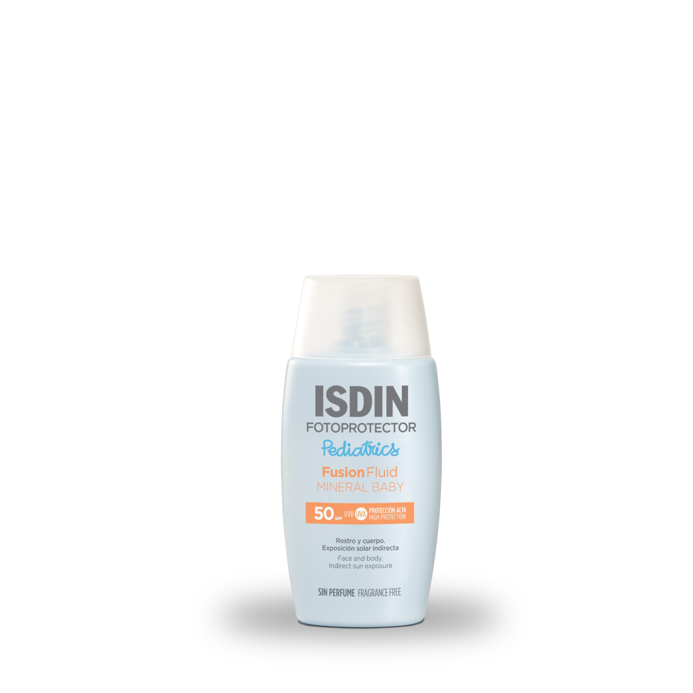 ISDIN Fotoprotector Mineral Baby Pediatrics Sonnencreme Gesicht LSF 50 (50ml) | 100% mineralischer Sonnenschutz, der speziell für die empfindliche Haut von Kindern und Babys entwickelt wurde